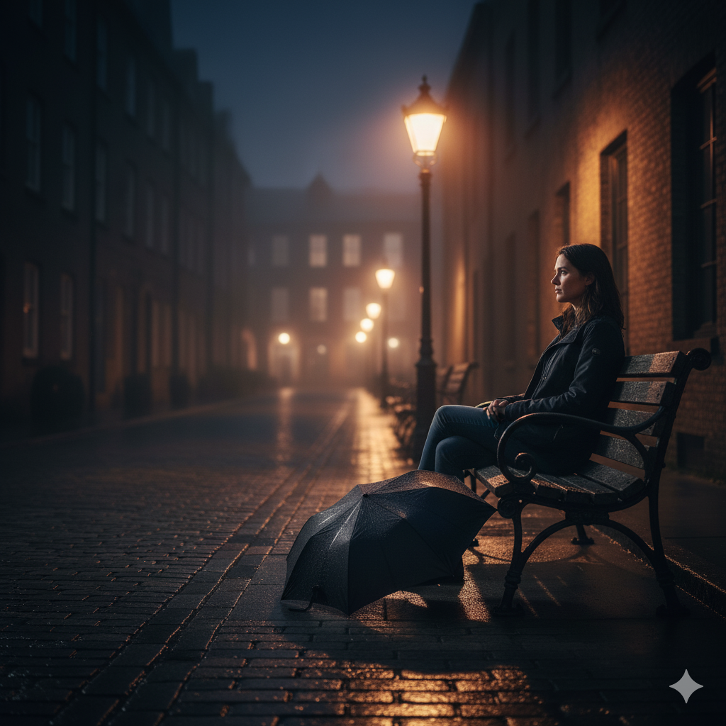 Darker, moody representation of a Minor key's dramatic feel